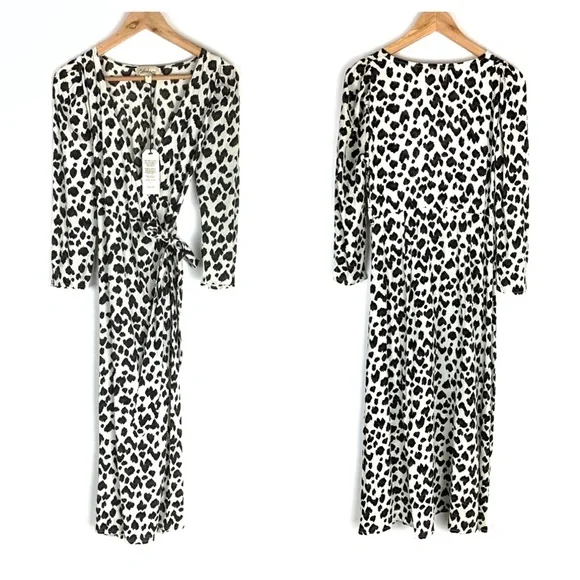 Cleobella Miles Maxi Wrap Dress Leopard Print | Small , only worn once - Picture 4 of 5